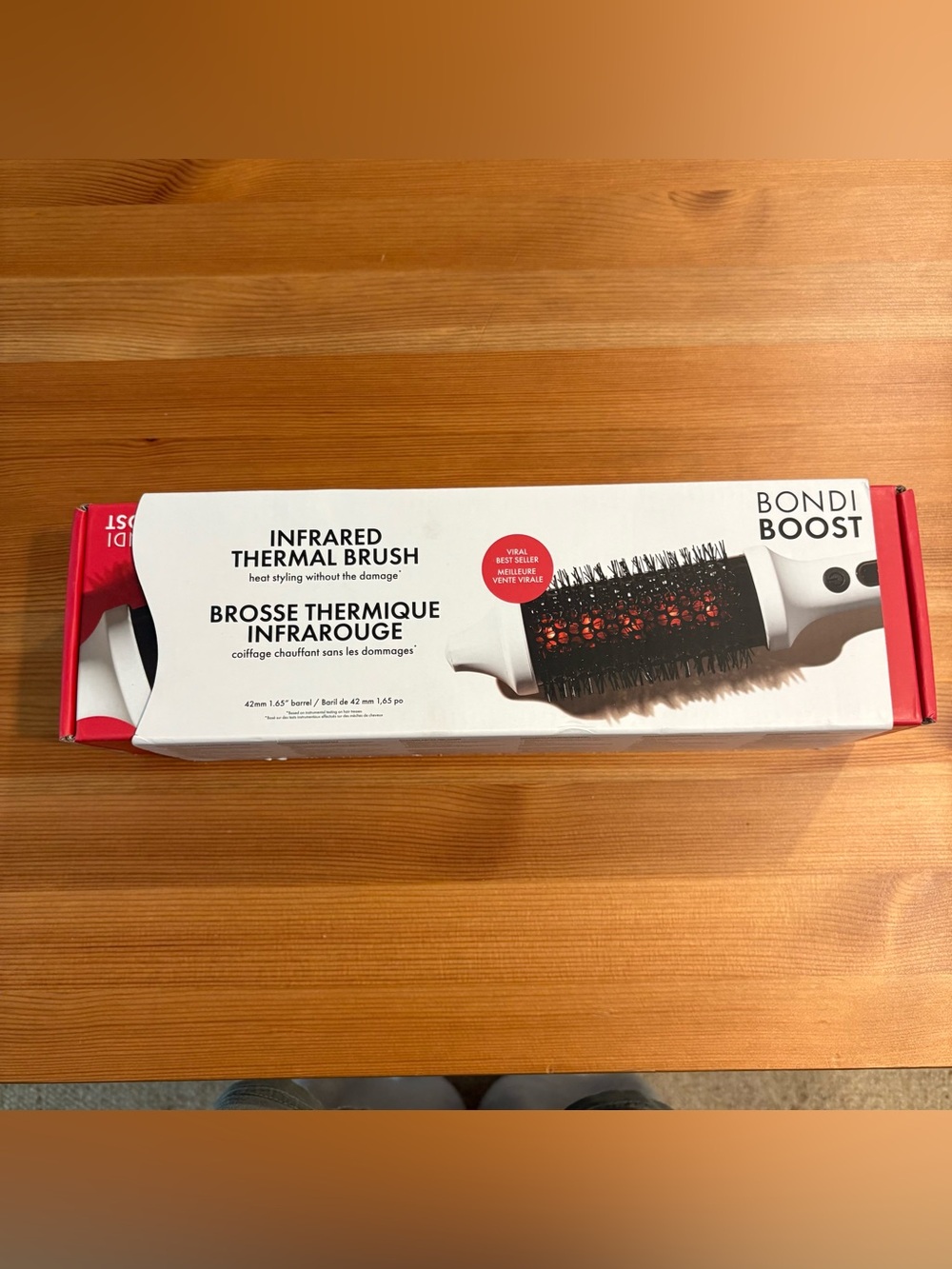 Bondi Boost Thermal Brush LONG BARREL Infrared Brush Biggie 42mm 1.65”/NEW